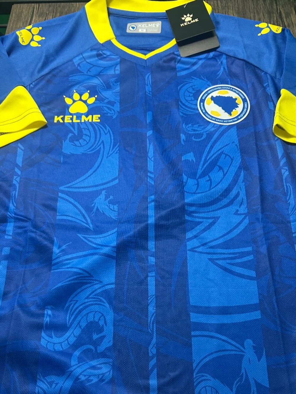 Kelme BOSNIA & HERZEGOVINA National Team Men's JERSEY Sz M,L,XL,2XL New w tags